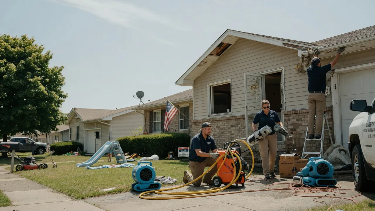 Water Damage Restoration in Holcomb, IL near me